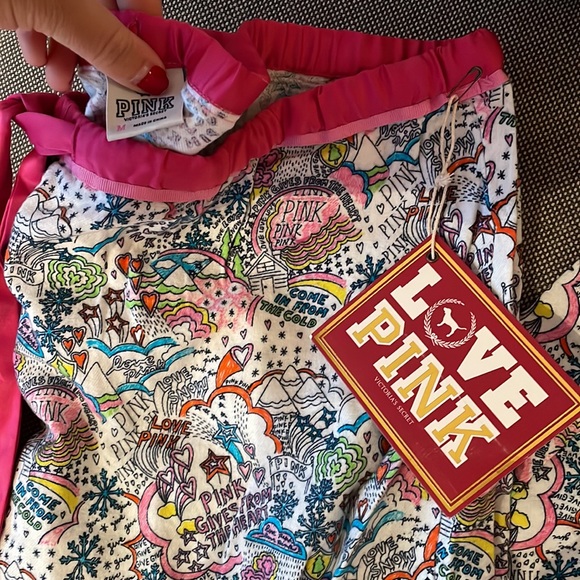 NWT Victorias Secret Pink Pajama pants - Picture 2 of 6